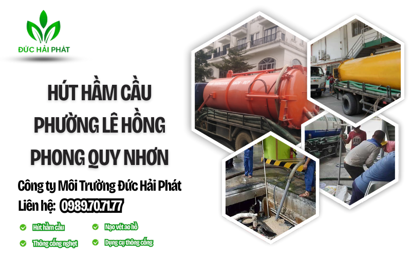 Hút hầm cầu phường Lê Hồng Phong