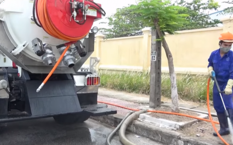 Hút hầm cầu phường Trần Phú