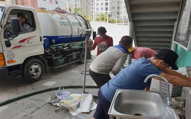 Thông cống nghẹt phường Nhơn Bình