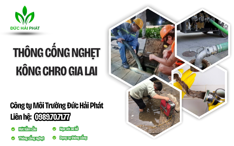 Thông cống nghẹt Kông Chro
