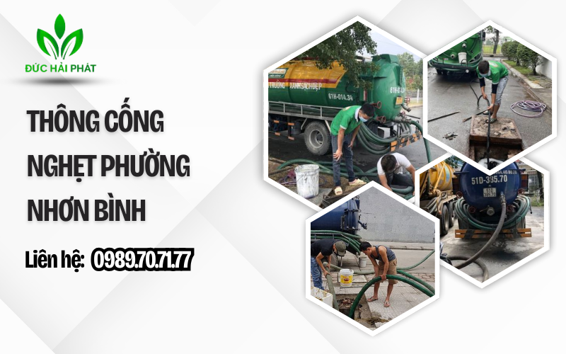Thông cống nghẹt phường Nhơn Bình
