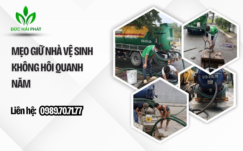Mẹo giữ nhà vệ sinh không hôi quanh năm